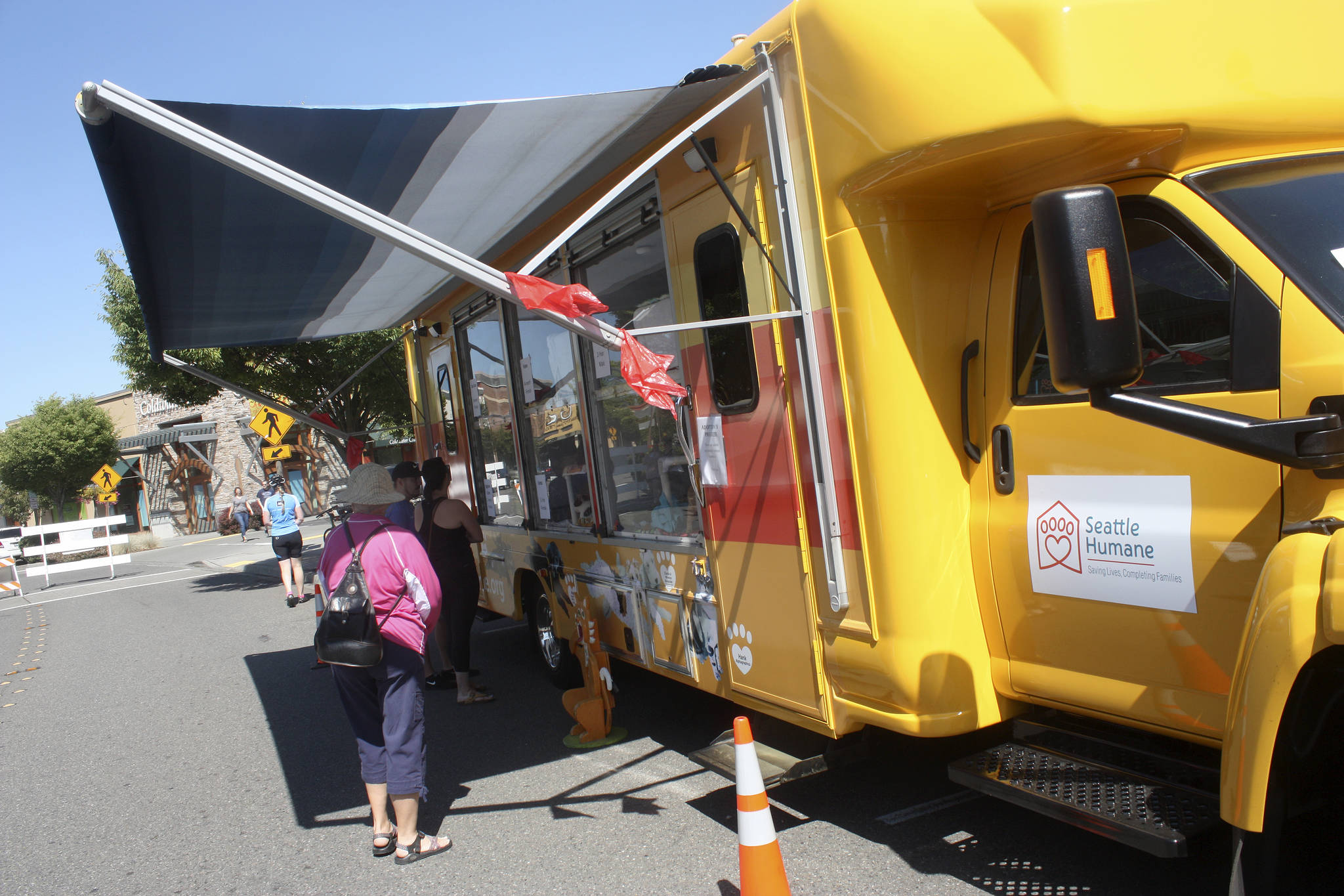 The Seattle Humane Society was among several pet rescue organizations that participated in the event. MARK KLAAS, Kent Reporter