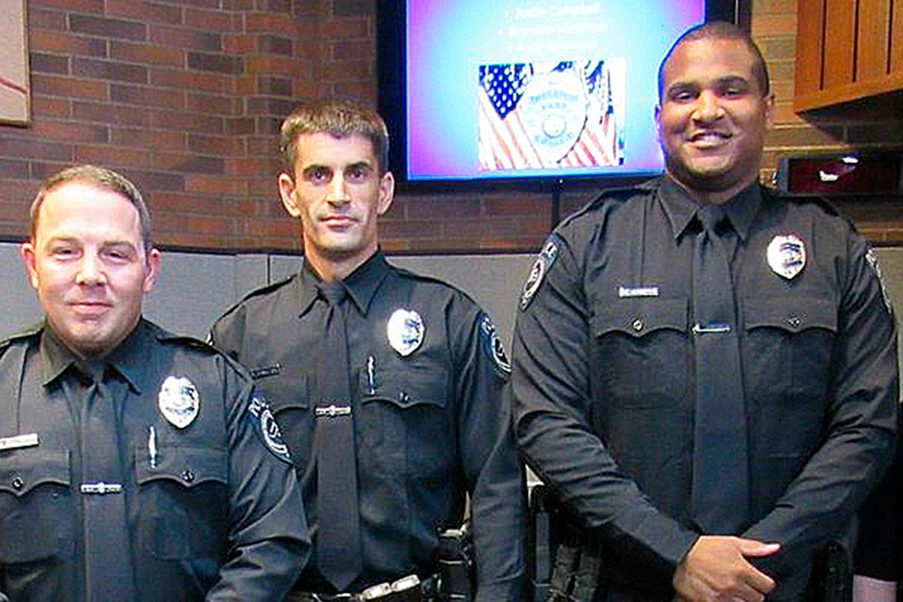 Former Kentridge High basketball player among three new Kent Police officers