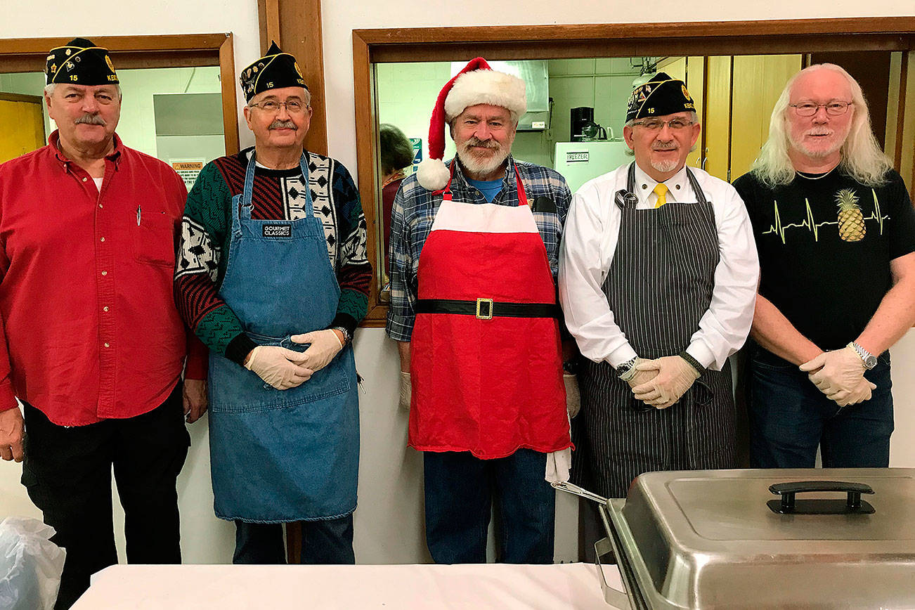 American Legion Post 15, Legion family of Kent provide annual holiday dinner