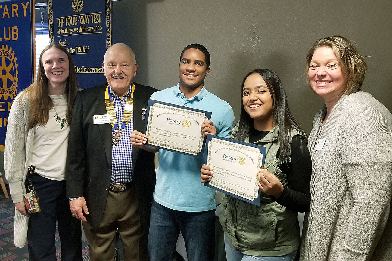 Rotary Club of Kent honors some of the best from Kent-Meridian