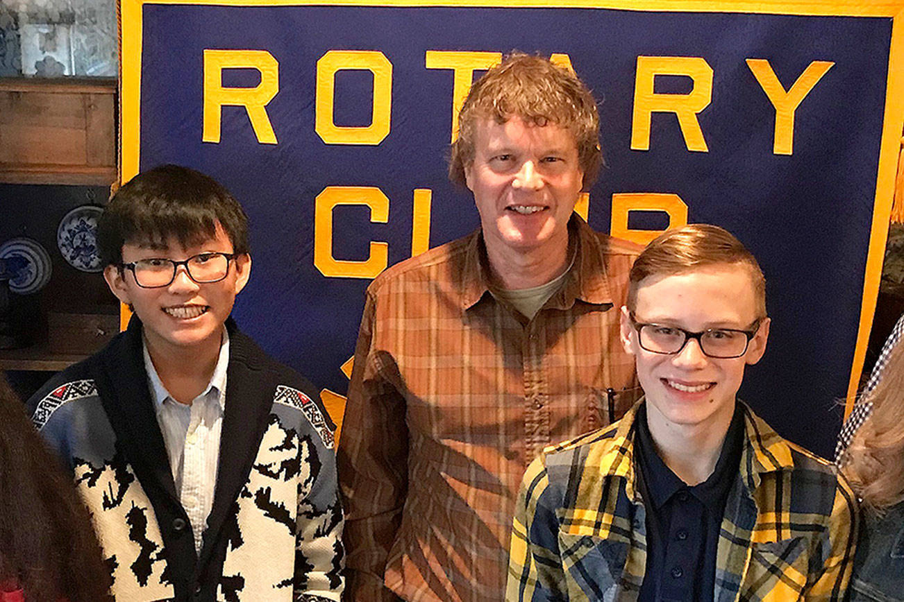 Kent Sunrise Rotary Club honors Meridian Middle School students, staff