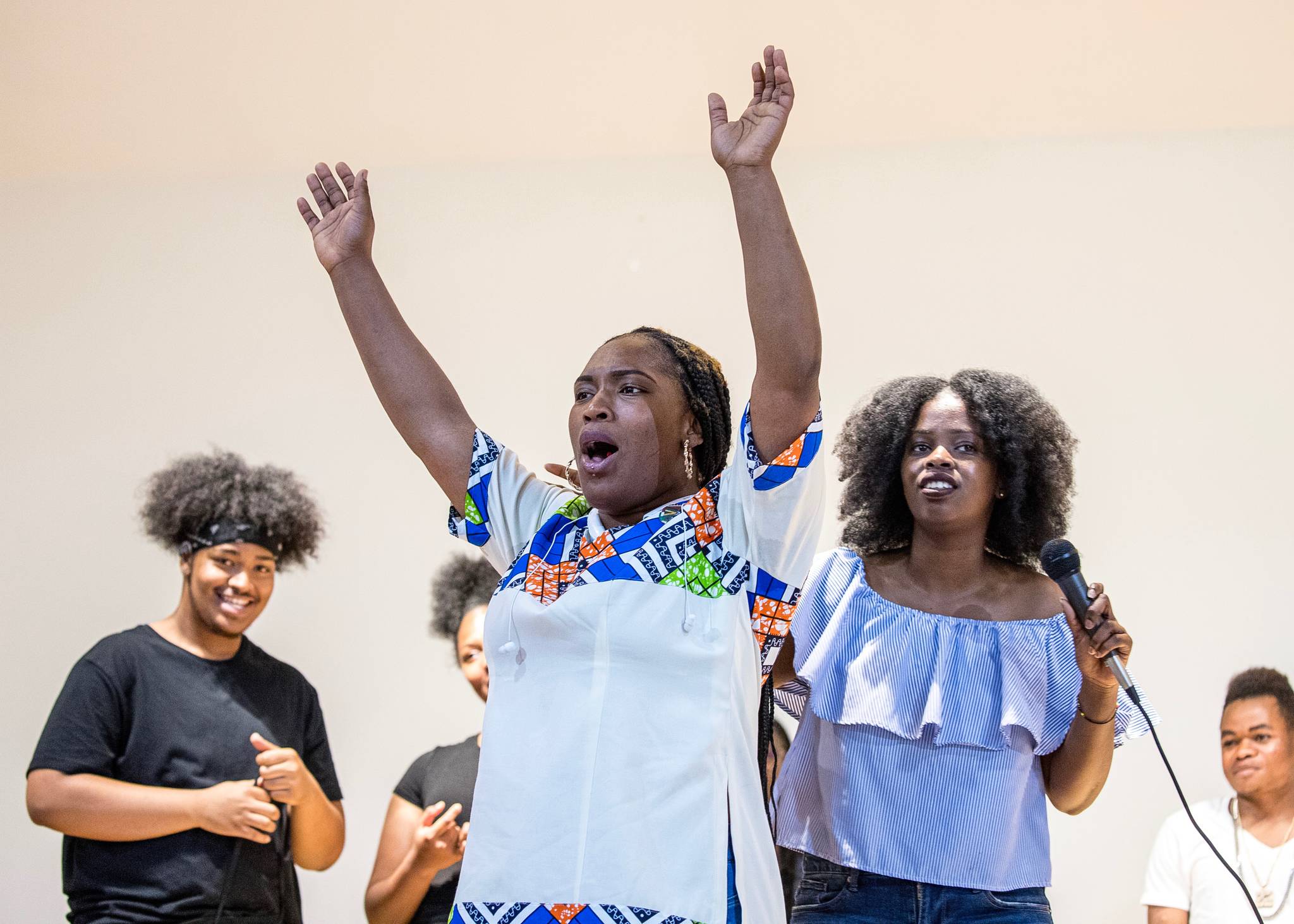 The Kent Meridian High School African Club put on a showcase at the Kent Senior Center on June 21, which included dancers from the African Club, DTYD, Afro-Unique and a local Kenyan Group. COURTESY PHOTO, Brin Hamilton