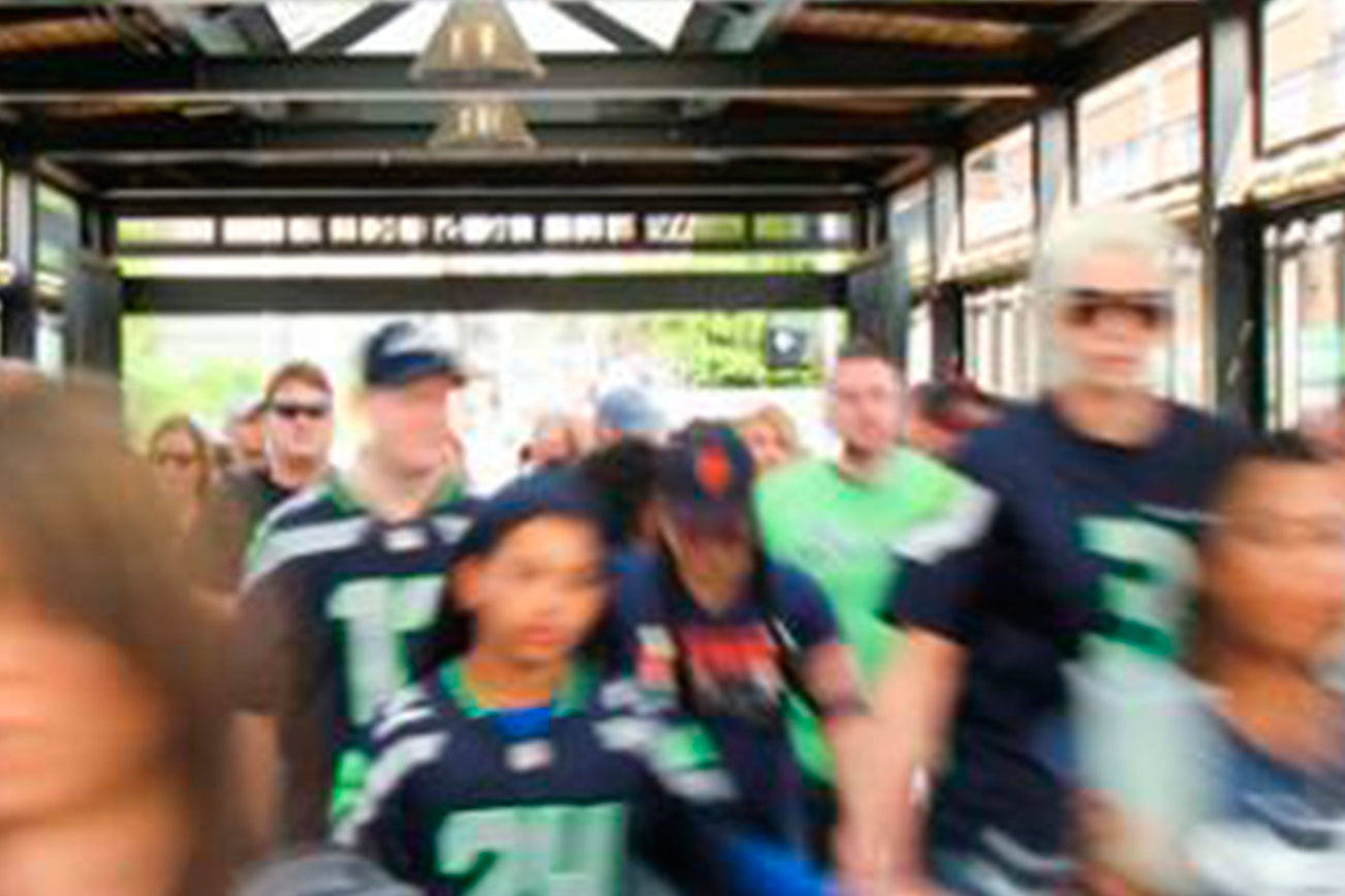 Take the train to Seahawks game against Saints Sept. 22