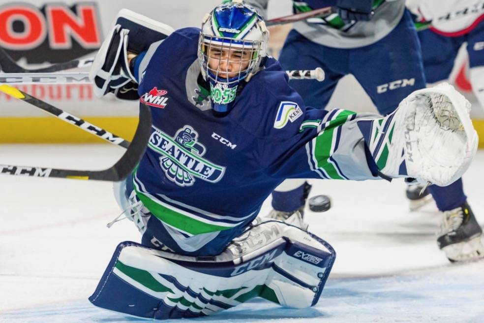 Thunderbirds goalie Roddy Ross. COURTESY PHOTO, Brian Liesse, T-Birds