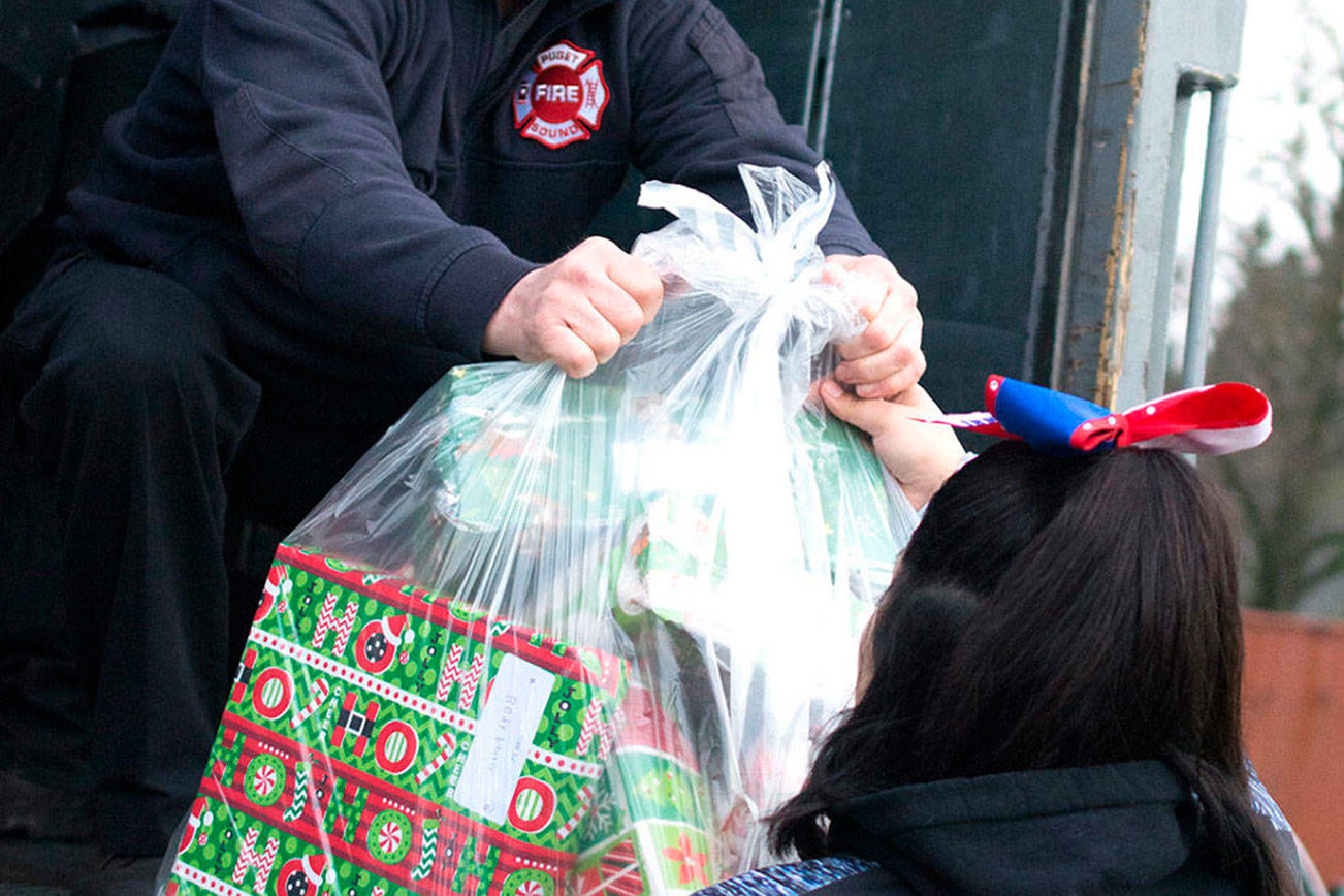 Kent firefighters kick off Toys for Joy program