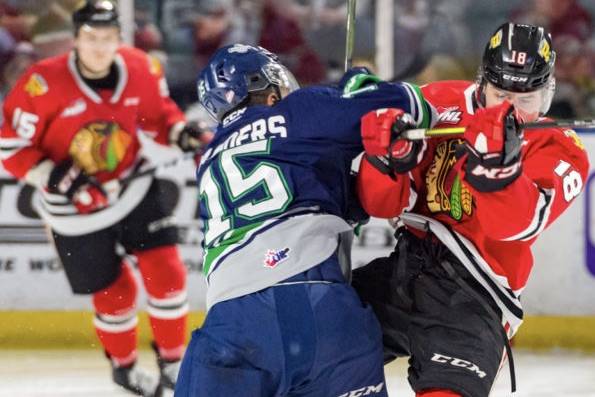 Thunderbirds fall to Winterhawks in shootout