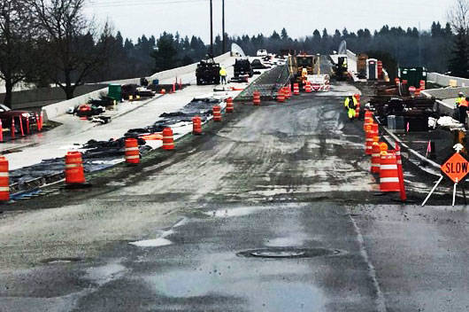 When completed in the first quarter of this year, the South 228th Street overpass will allow drivers to go over the Union Pacific Railroad tracks. COURTESY PHOTO, City of Kent