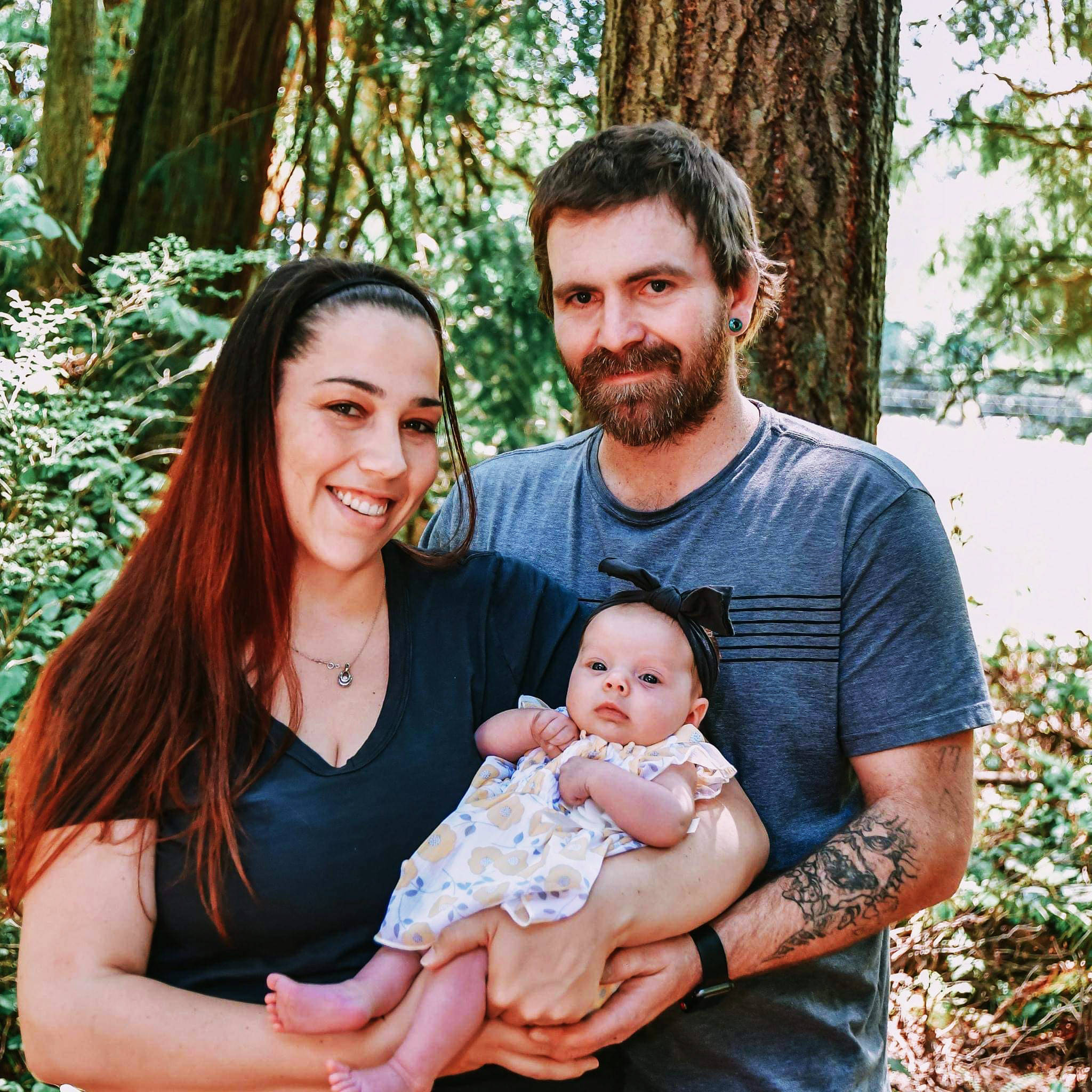 Herman Webster with his partner, Marci, and their daughter Morgan. COURTESY PHOTO, Webster family