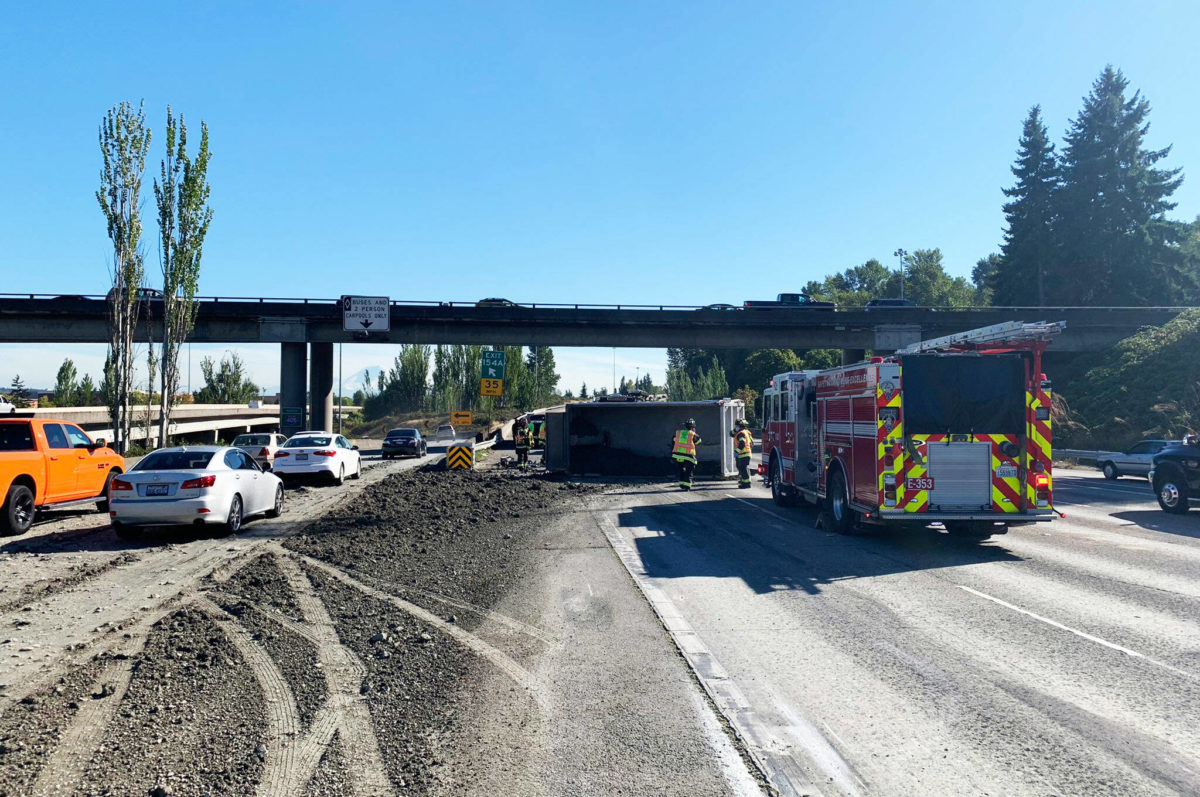 Semi Crash Causes Delays On Southbound I 5 In Tukwila Kent Reporter