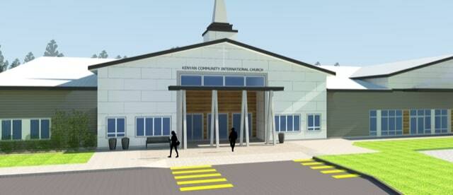 Rendering of the future Kenyan Community International Church at 26820 Pacific Highway S., Kent. Courtesy photo