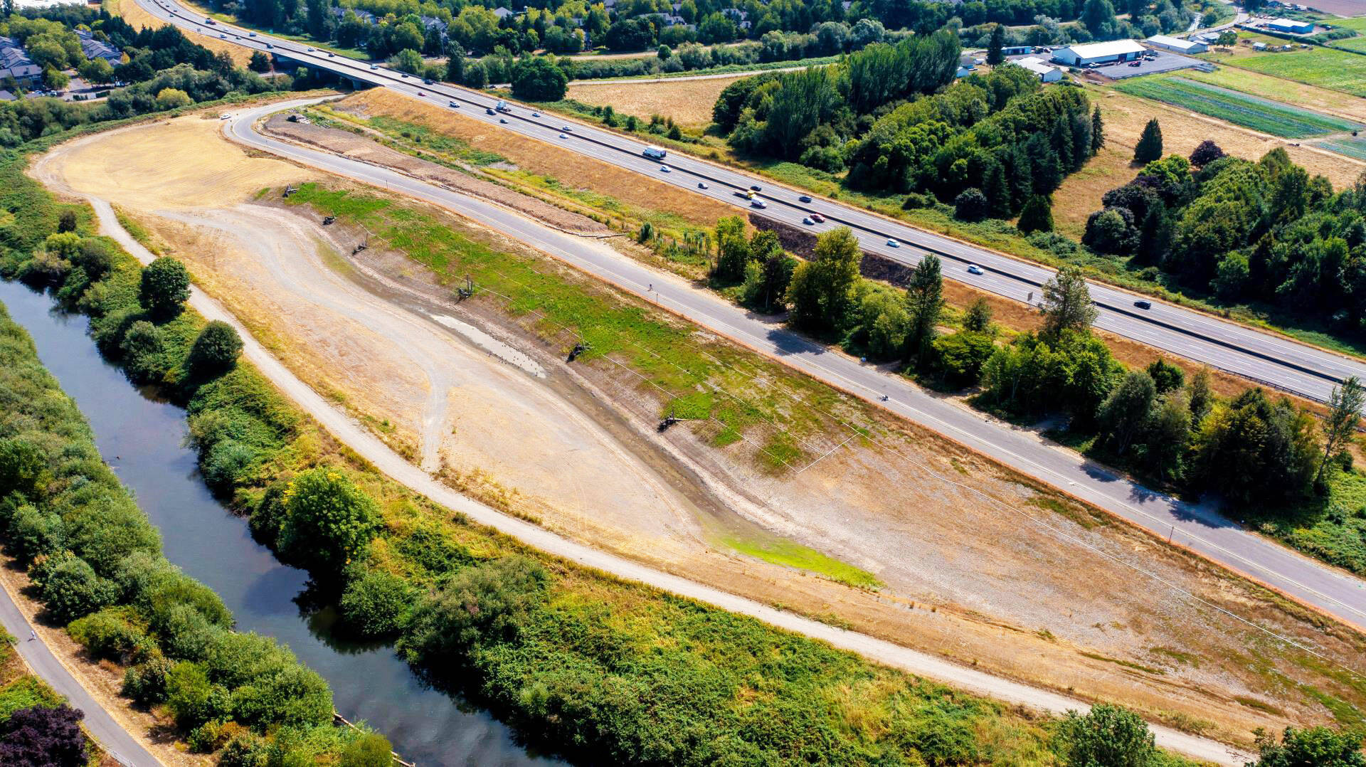 A portion of Frager Road South will be closed May 6 through Sept. 30 for work on the Downey Farmstead Restoration project along the Green River in Kent. COURTESY PHOTO, City of Kent