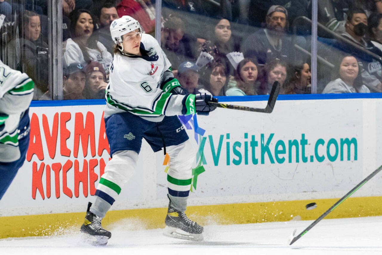 The Seattle Thunderbirds will receive a $60,000 grant from the city of Kent to help promote tourism in the city, including signage at the ShoWare Center for VisitKent.com. COURTESY PHOTO, Brian Liesse, Seattle Thunderbirds