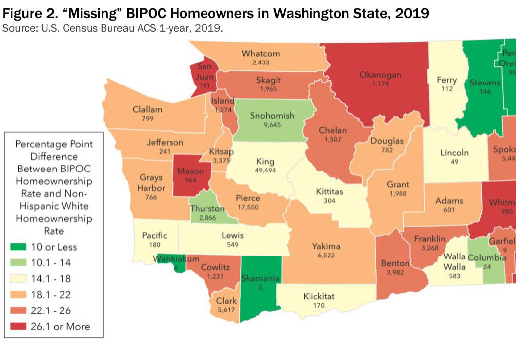 Report finds racial disparity among Washington homeowners