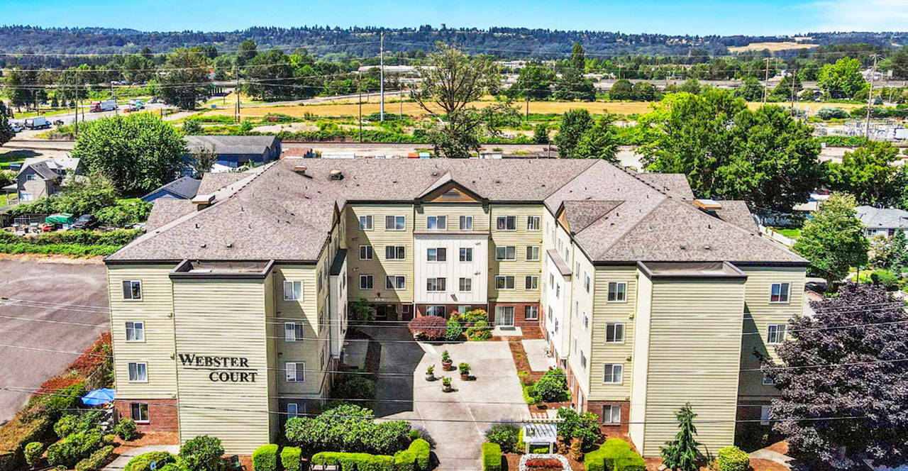 A California real estate private equity group purchased the Webster Court senior living complex in downtown Kent with plans to make improvements to the facility. COURTESY PHOTO, PEF Advisors