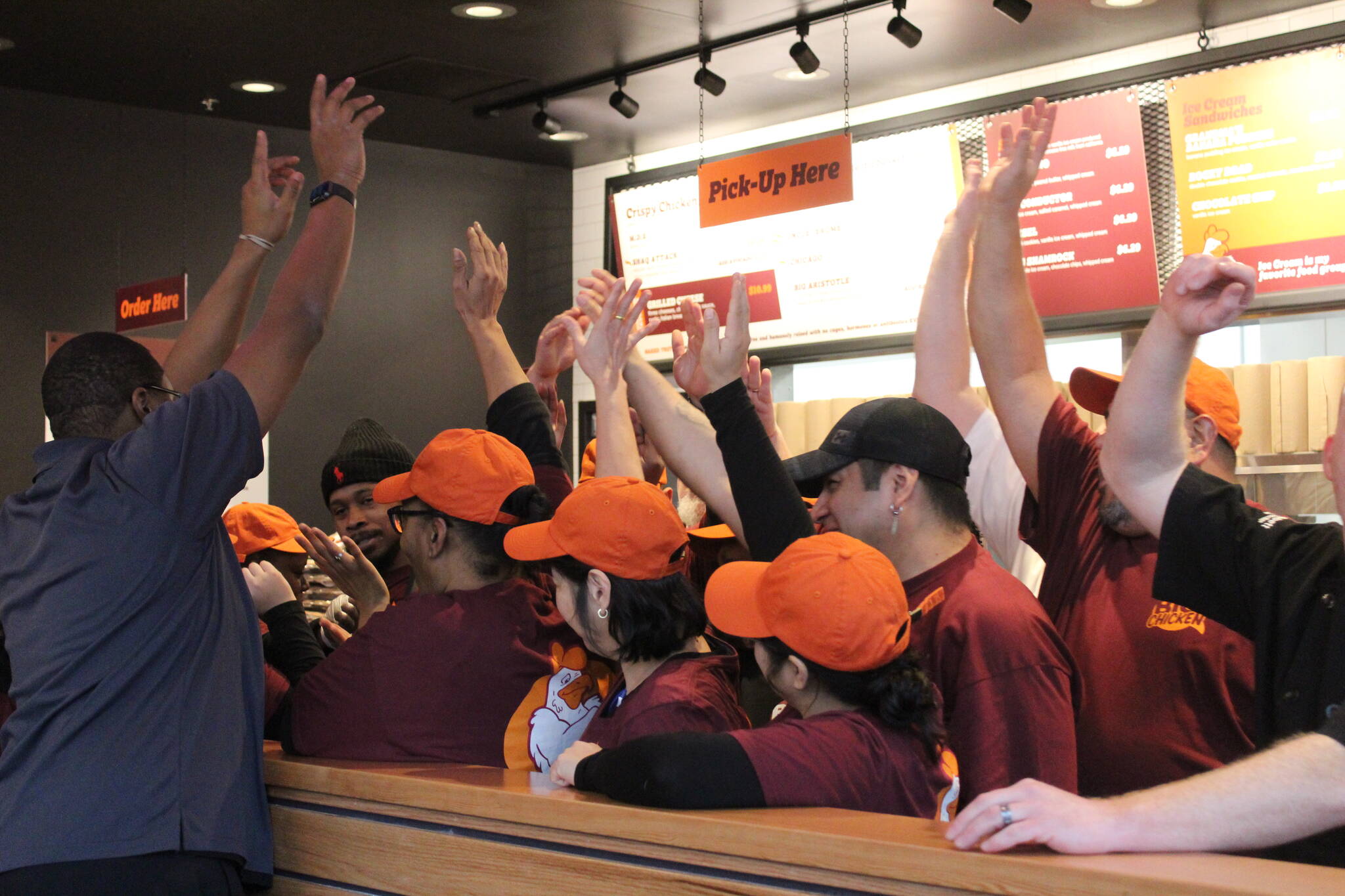 Shaquille O'Neal Opens Climate Pledge Arena Big Chicken Location