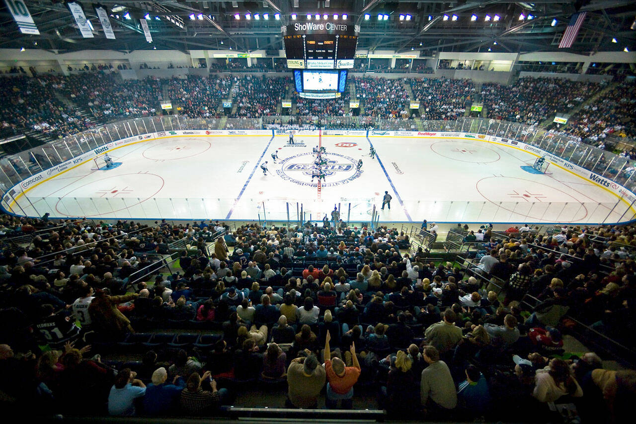 Seattle defeated Everett 4-3 in the first game played at the new Kent ShoWare Center on Jan. 3, 2009. COURTESY PHOTO, accesso ShoWare Center