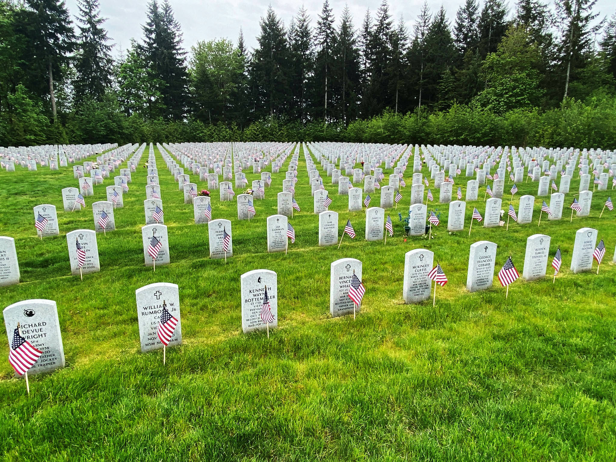Tahoma National Cemetery, just east of Kent, will have a Memorial Day Commemorative Ceremony for the public at 1 p.m. Monday, May 27. COURTESY PHOTO, Tahoma National Cemetery