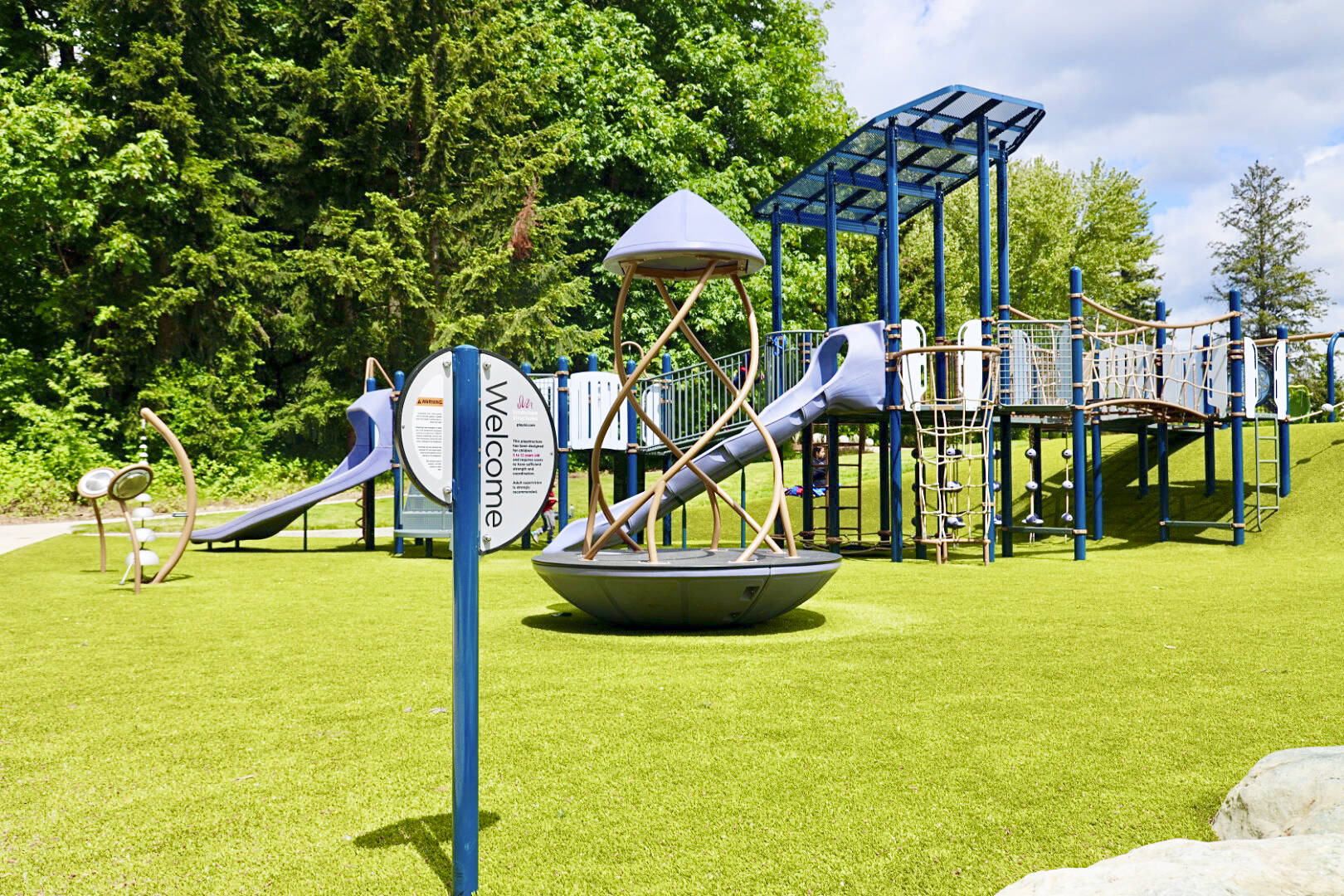 A new playground is part of the recently completed renovations at Morrill Meadows Park on the East Hill in Kent. COURTESY PHOTO, City of Kent Parks