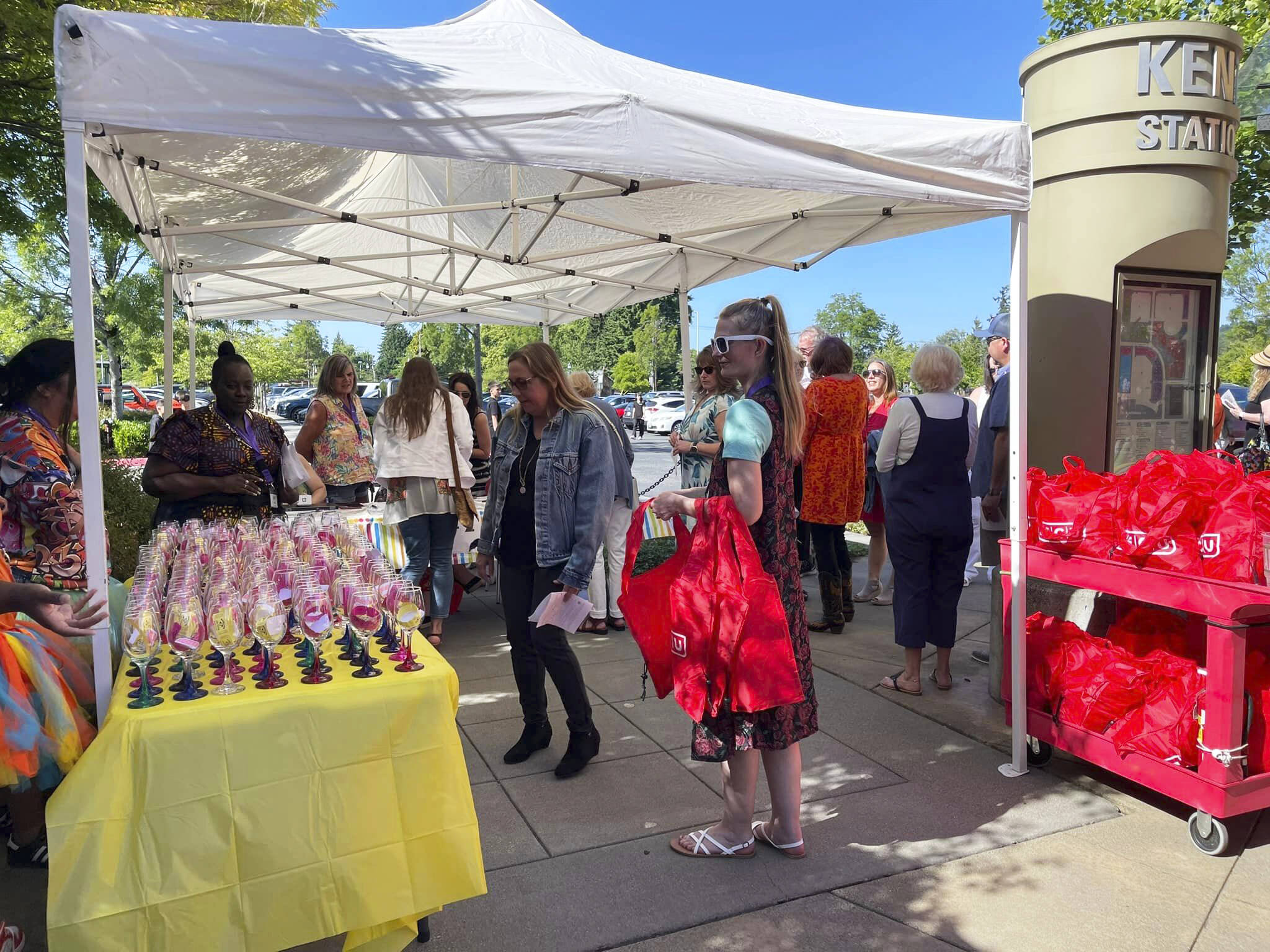 Women attend the 2023 Ladies Night Out at Kent Station shopping center. This year’s event is Thursday, June 13. COURTESY FILE PHOTO, Kent Station