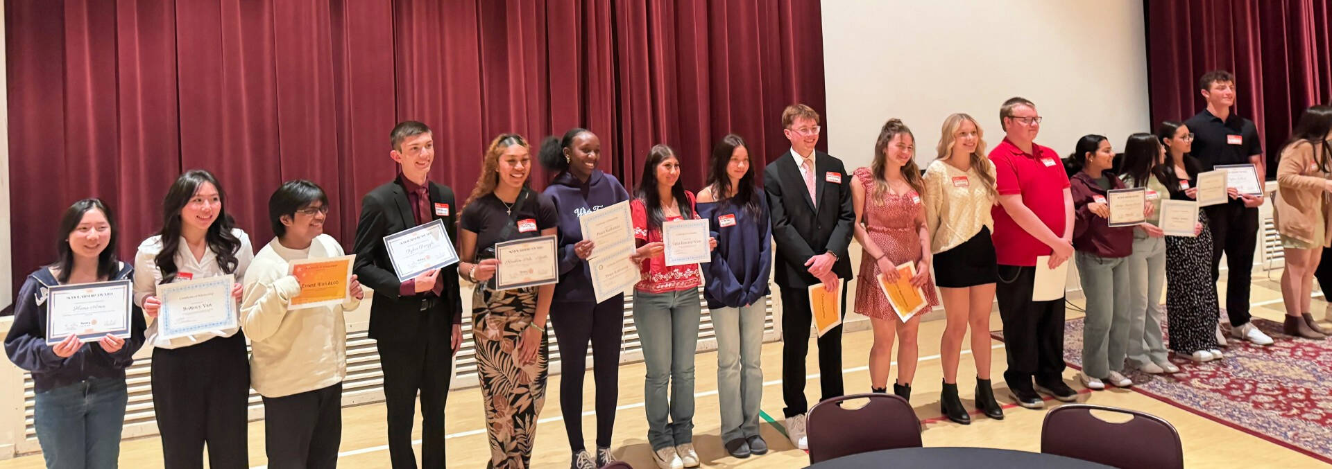 Winners of high school scholarship awards as presented by the Kent Community Foundation. COURTESY PHOTO, Kent Community Foundation