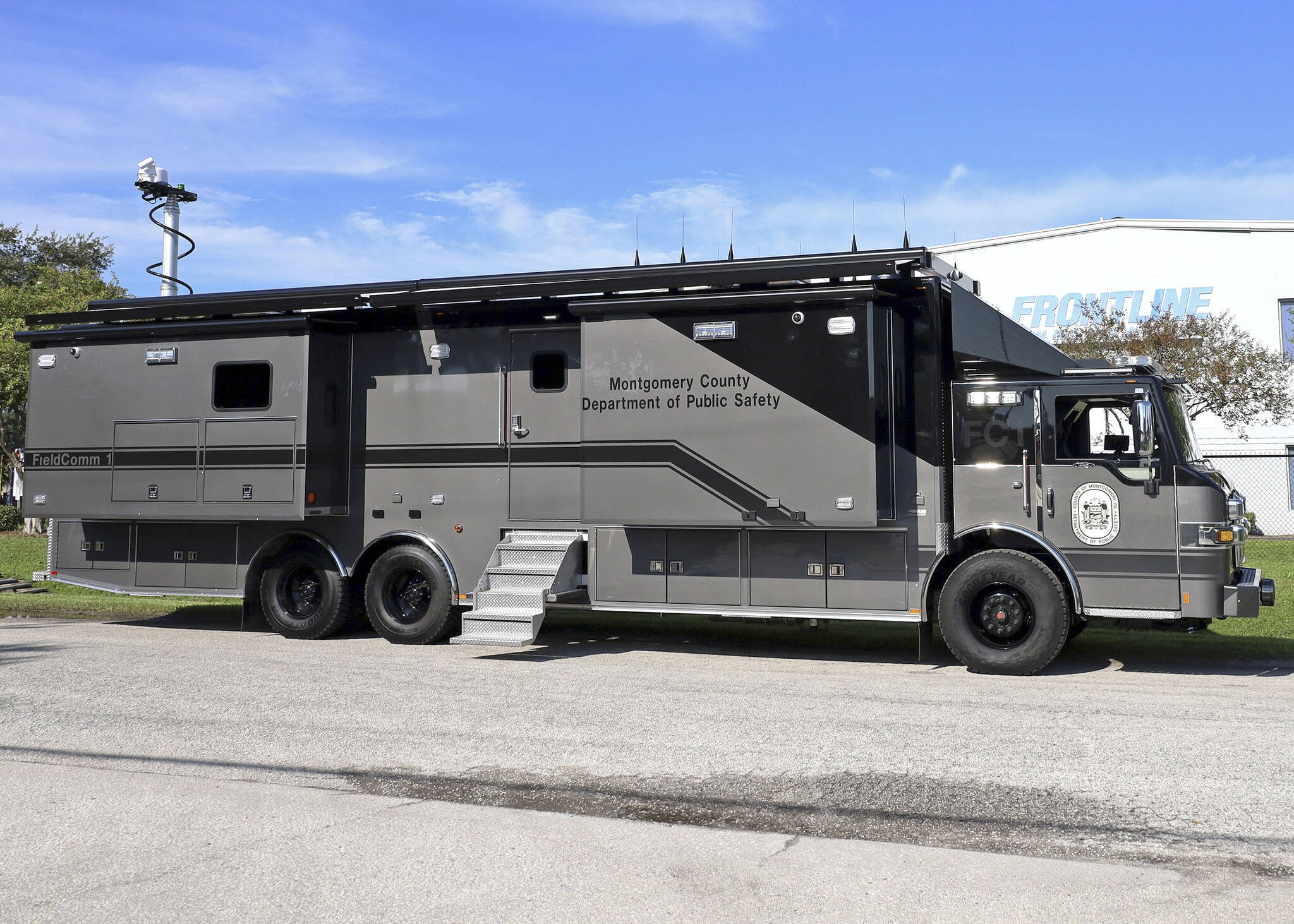 An example of a police mobile command center that the city of Kent has requested federal funds to purchase. COURTESY PHOTO, Frontline Communications