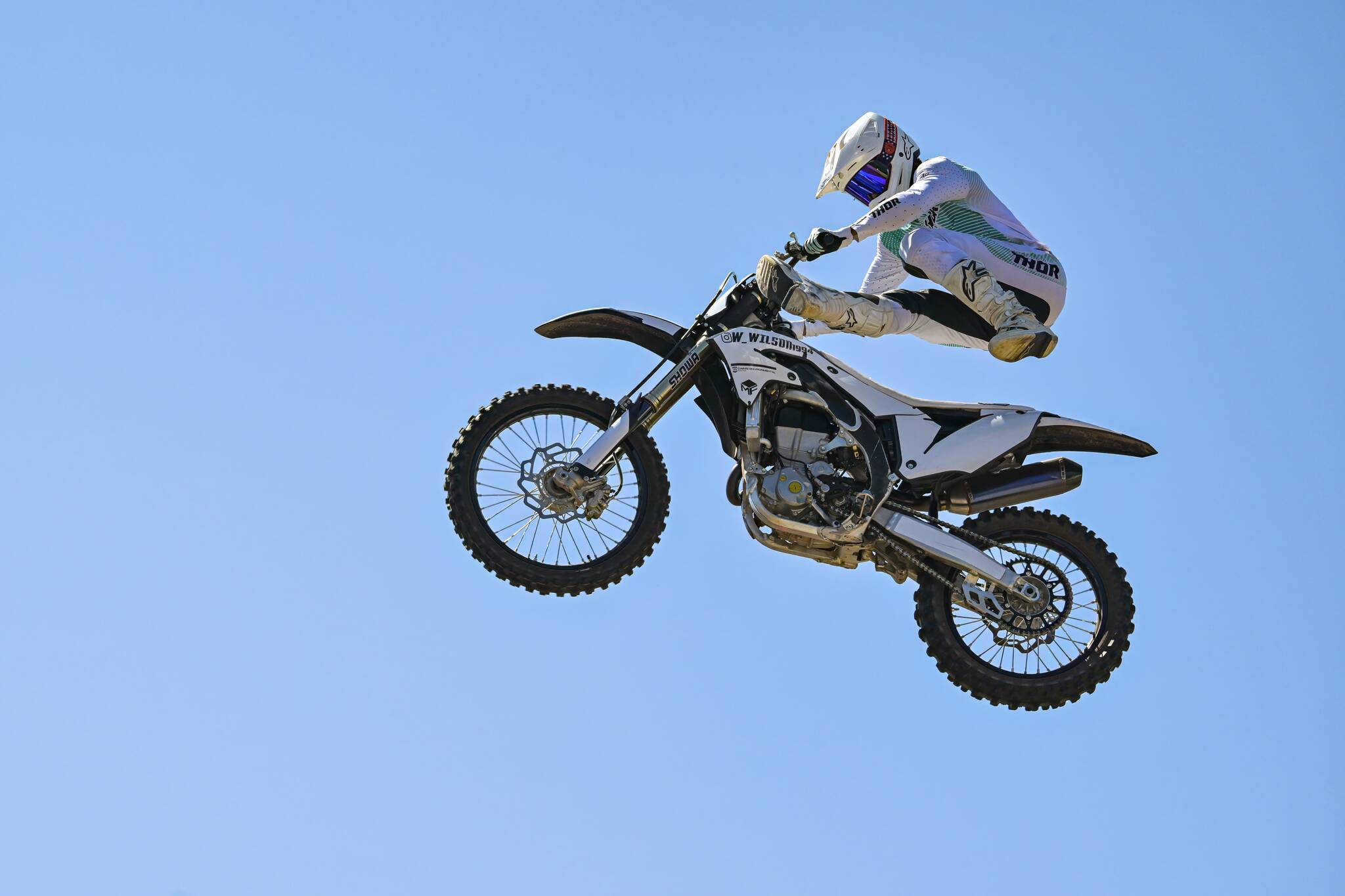 There are numerous entertainment acts like FMX shows around the grounds. Photo by Vic Wright