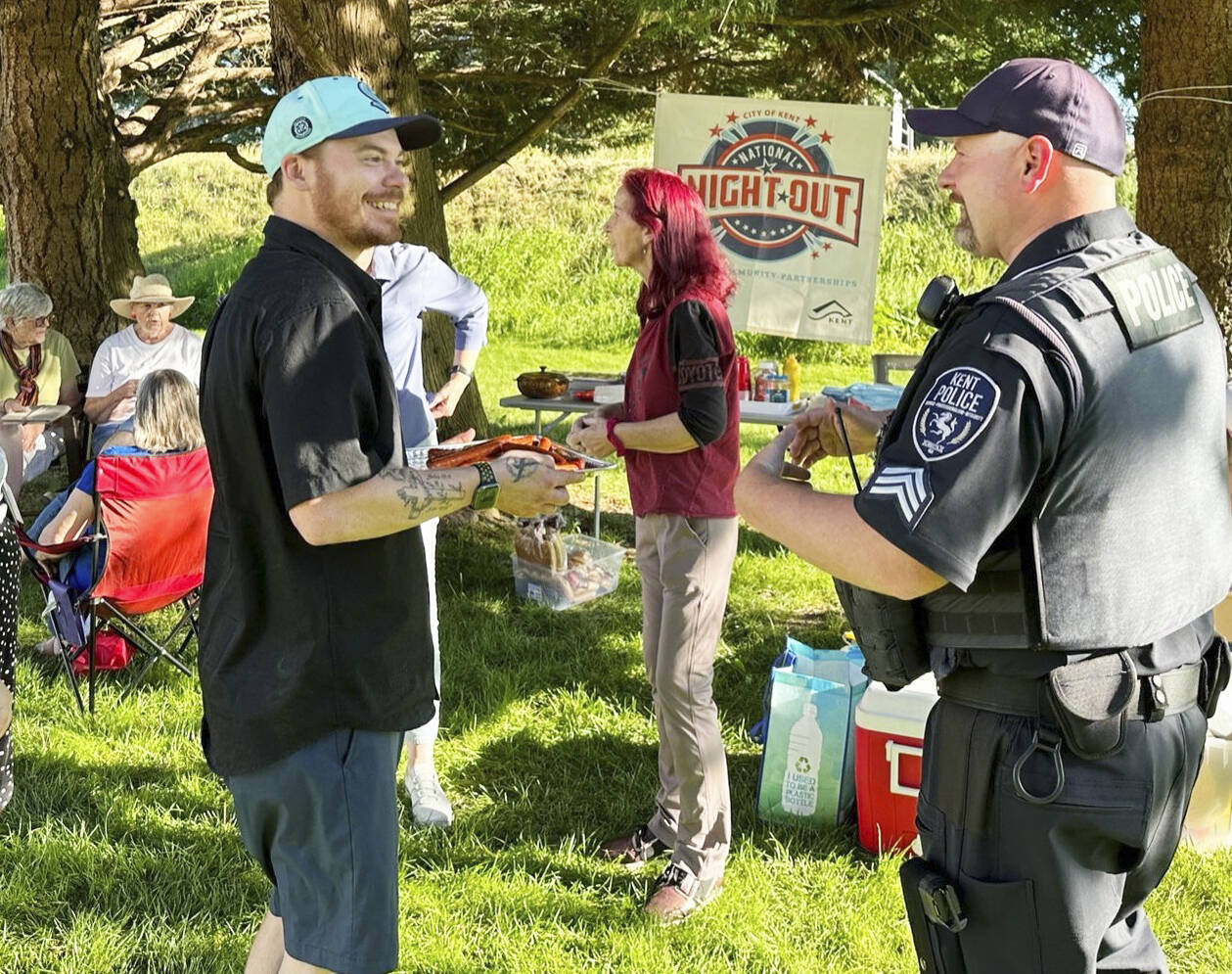 A 2023 National Night Out event in Kent. This year’s event is Tuesday, Aug. 6. COURTESY FILE PHOTO, Kent Police