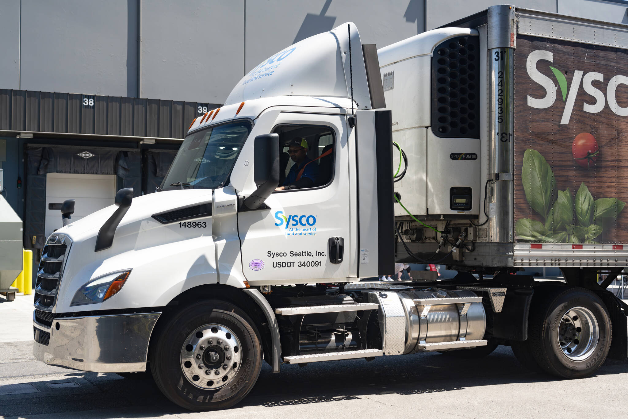 Drivers competed in a Sysco Rodeo of skills on July 13 at the Kent warehouse. COURTESY PHOTO, Sysco