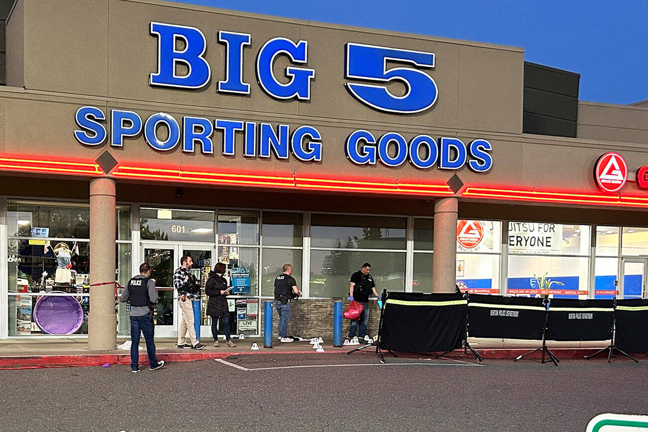 t
The site of the June 5 fatal shooting of 17-year-old Kent-Meridian High School student Hazrat Ali Rohani. COURTESY PHOTO, Renton Police