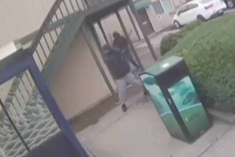 Screenshot from video of July 28 shooting in Auburn.