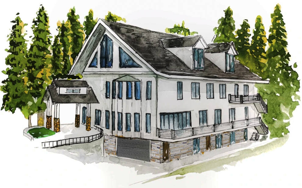 A preliminary rendering of the Evergreen Haven behavioral health facility in Kent that would house 16 children and minor youth and offer community outreach programs for youth. COURTESY IMAGE, Evergreen Haven