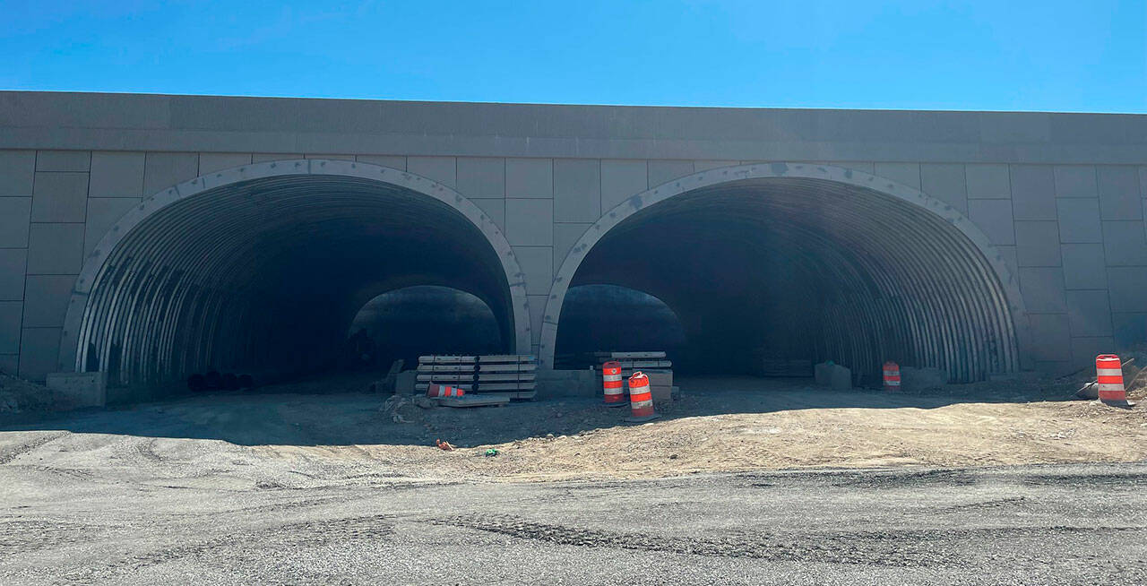 The Veterans Drive tunnel between Kent and SeaTac/Des Moines will have two lanes in each direction and will connect to the southbound I-5 off-ramp to SR 516 and the on-ramp to northbound I-5. COURTESY PHOTO, WSDOT