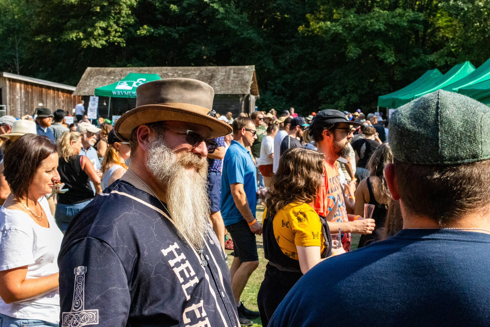 Celebrants gathered last year at the Mary Olson Farm on Green River Road for suds, music and a great time. Photo courtesy White River Valley Museum