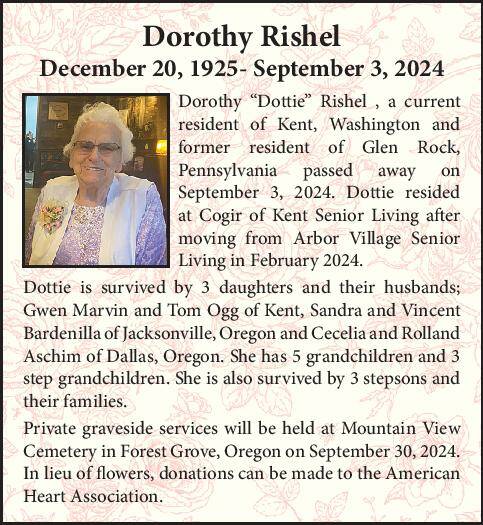 Dorothy Rishel | Obituary