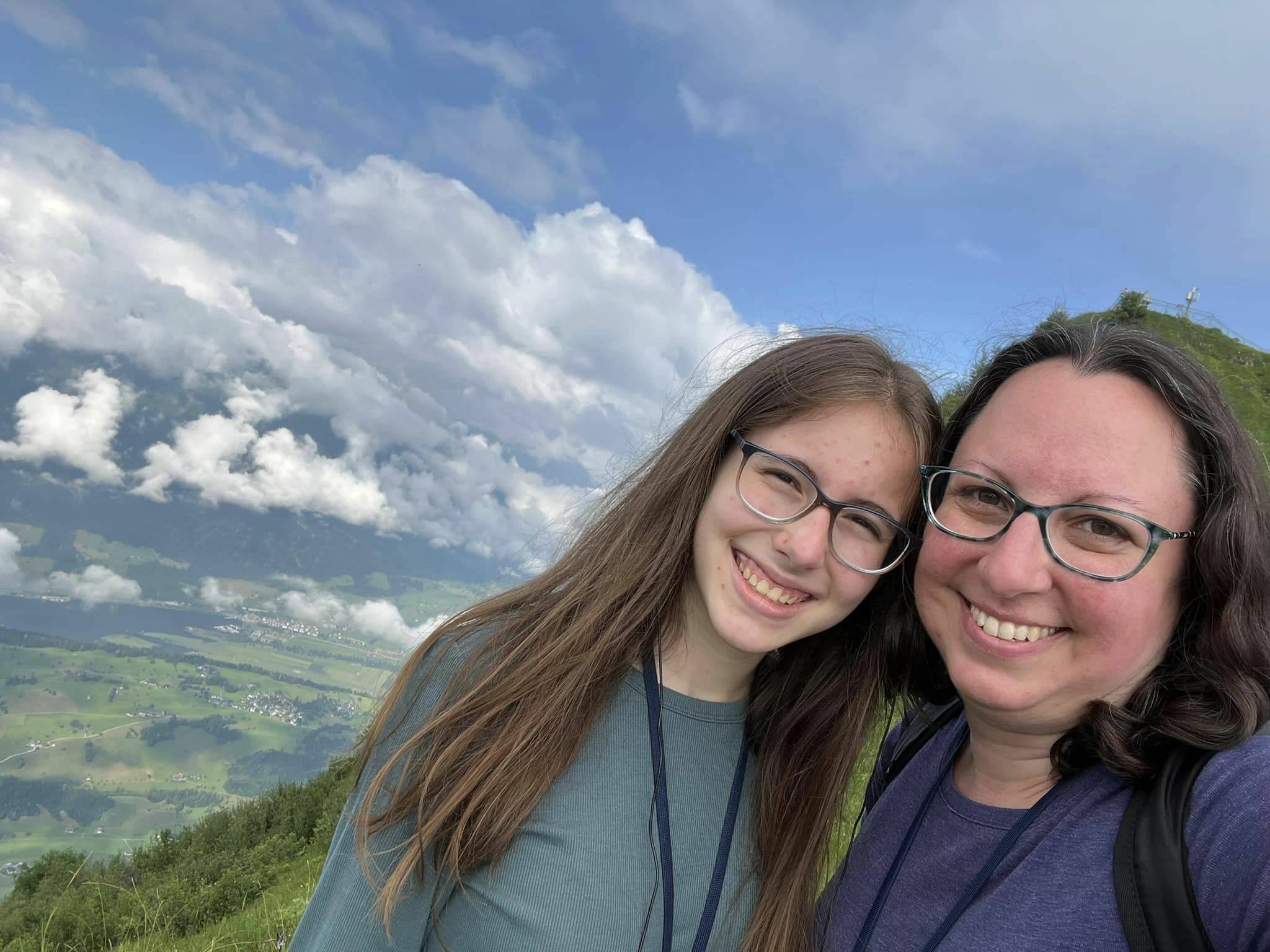 The Hardys also were able to visit Mount Stanserhorn in Switzerland while escorting a client’s European trip, summer 2024. Courtesy photo.