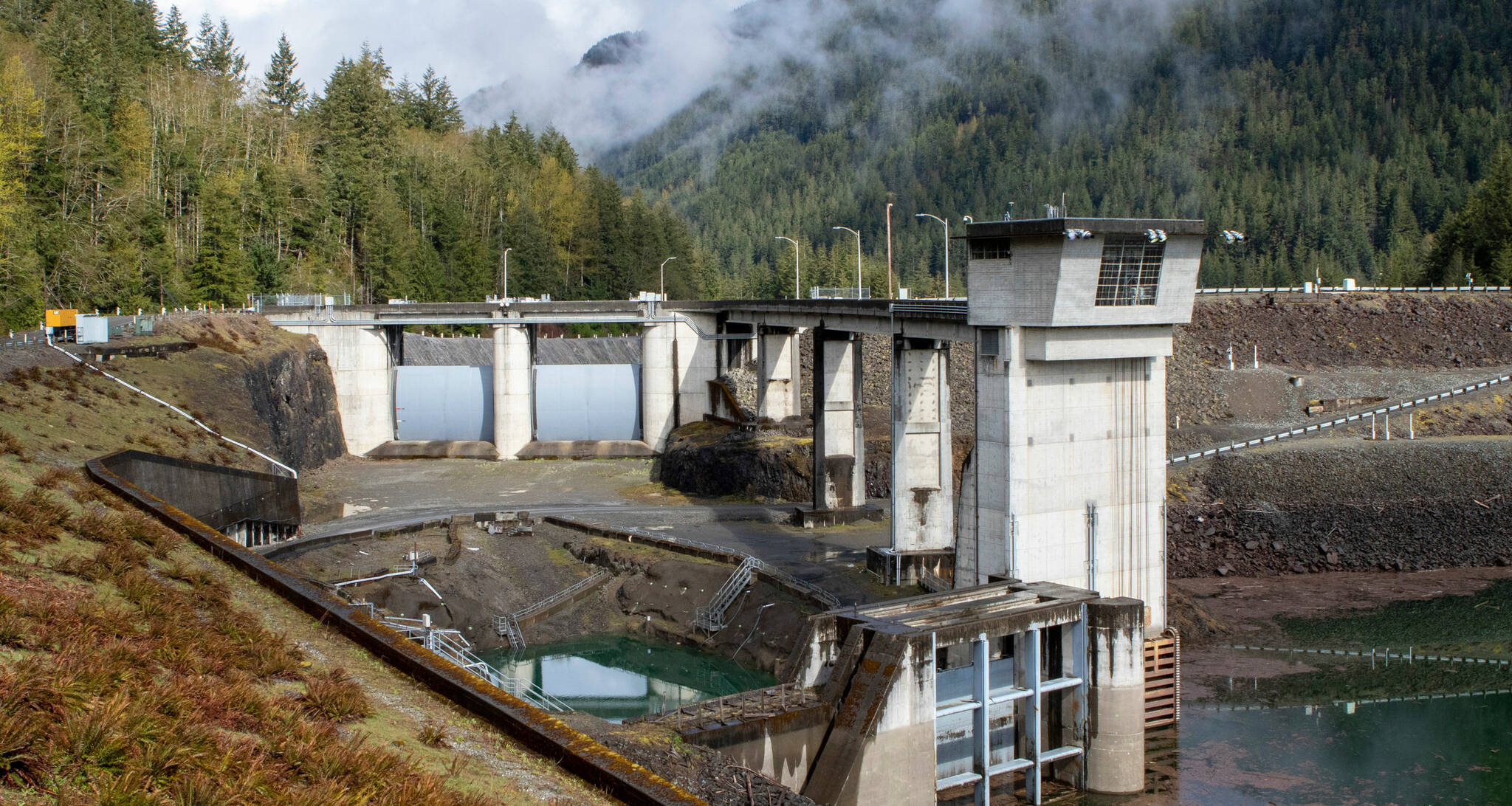 The Howard Hanson Dam along the Green River. COURTESY PHOTO, Army Corps