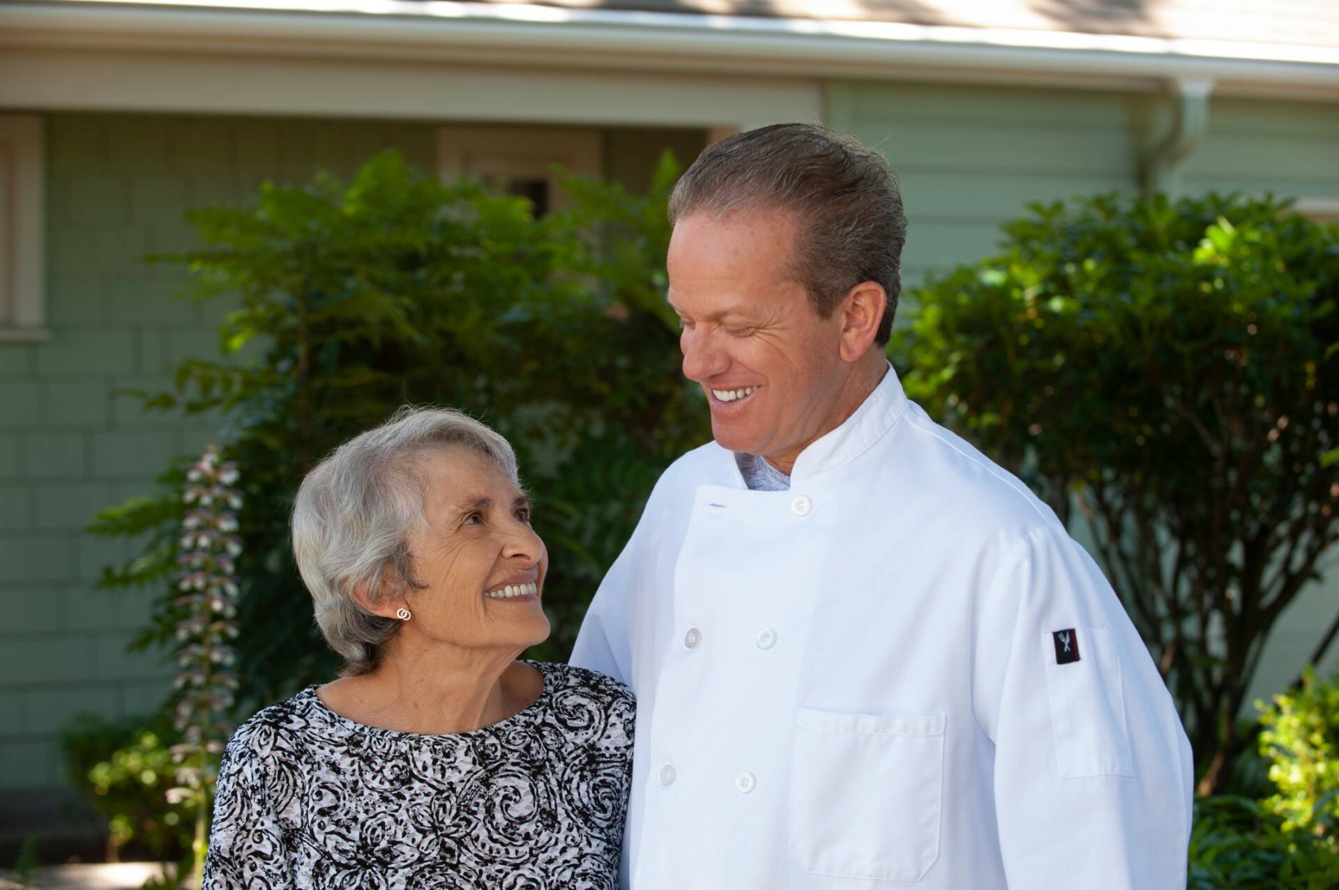 Paul Raftis (right) of Paolo’s Italian learned how to cook from his mother, Darlene Risse Raftis (left). Courtesy photo.