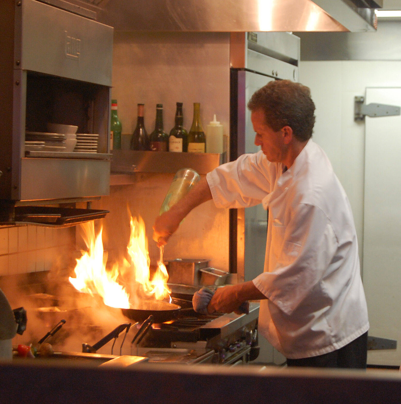 Paul Raftis designed an open concept kitchen at Paolo’s Italian so guests could see how the magic happens. Courtesy photo.