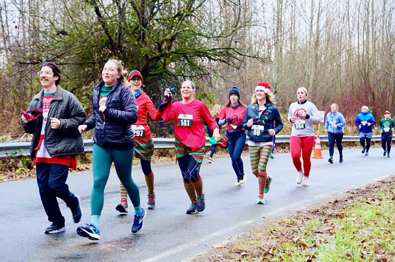 The Christmas Rush Fun Run and Walk in Kent is Saturday, Dec. 14, starting and ending at Hogan Park, 24400 Russell Road. COURTESY FILE PHOTO, City of Kent