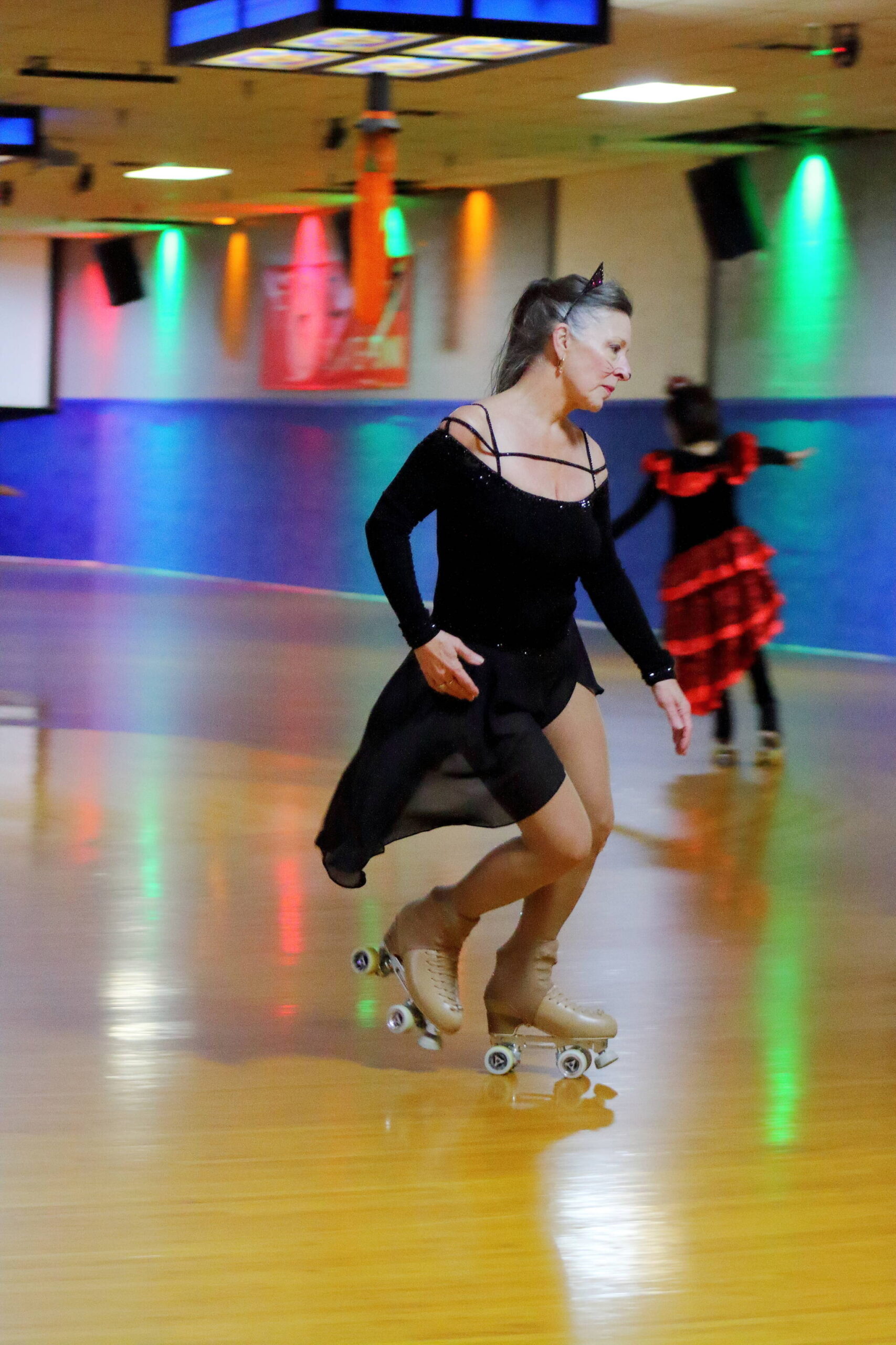 Artistic Skate Head Coach Linda Sewell at El Centro Skate Rink in Federal Way. Photo by Keelin Everly-Lang / Sound Publishing