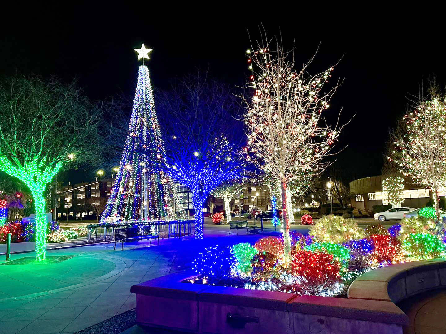 The tree lighting at 5:30 p.m. Saturday, Dec. 7, part of Winterfest, will light up Town Square Plaza in Kent. COURTESY PHOTO, City of Kent