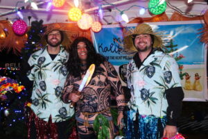 The Kent Police Department went all out with their “Moana” themed display - even Maui showed up. Photo by Bailey Jo Josie/Sound Publishing.