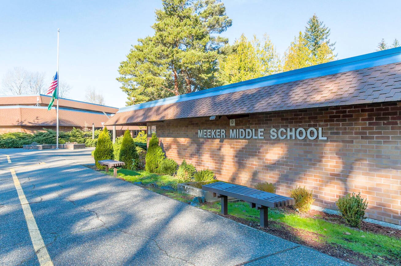 Meeker Middle School, one of six schools closed Wednesday, Dec. 18 in the Kent School District due to power outages from a windstorm. COURTESY PHOTO, Kent School District