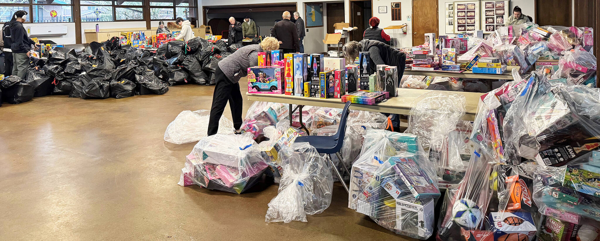 Puget Sound Fire’s Toys for Joy program collected more than 6,000 toys and stocking suffers for its 2024 holiday drive. COURTESY PHOTO, Puget Sound Fire