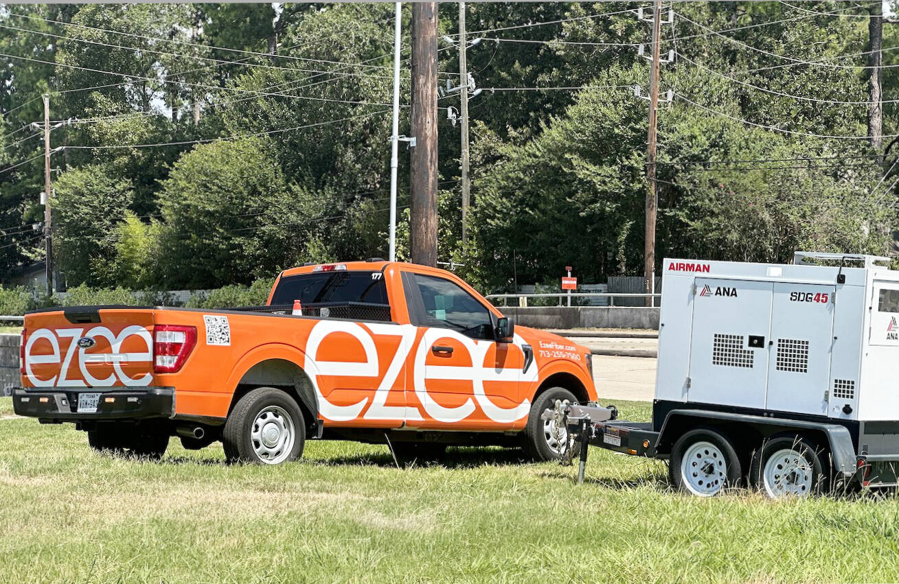 Ezee Fiber, based in Houston, Texas, features orange vehicles with white lettering, and will be offering service in Kent in 2025. COURTESY PHOTO, Ezee Fiber